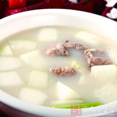 冬瓜排骨湯的制作方法