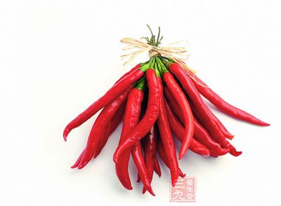 新鮮的紅辣椒3斤