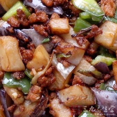 肉沫烤茄子的制作方法
