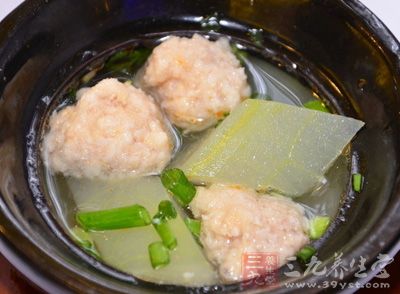 冬瓜丸子湯的制作方法