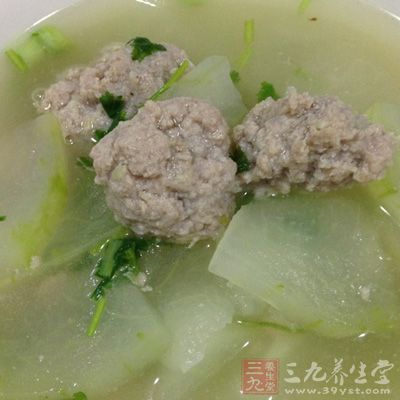 家常冬瓜丸子湯的制作方法