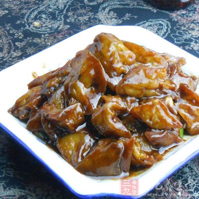 燒茄子的制作方法