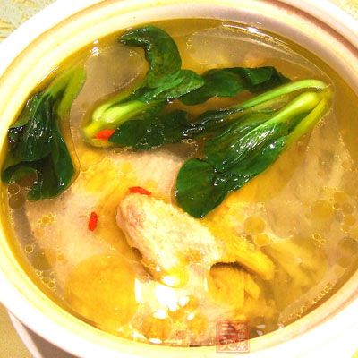 松茸雞湯