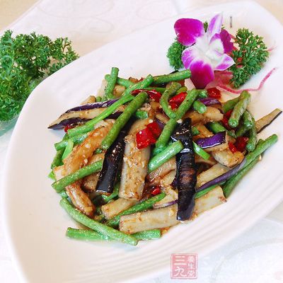 長豆角燒茄子