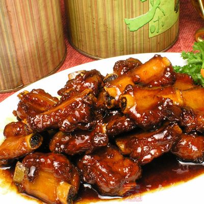 美味的紅燒排骨就做好了
