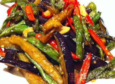 豆角燒茄子的制作方法