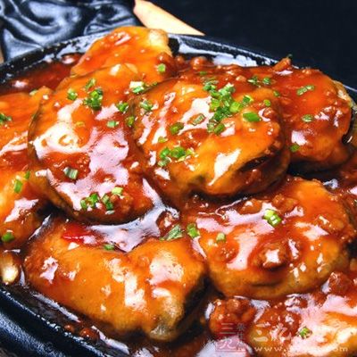 肉末燒茄子的制作方法
