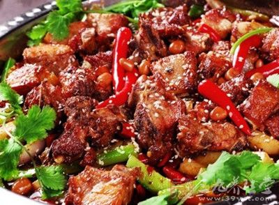麻辣干鍋排骨的制作方法