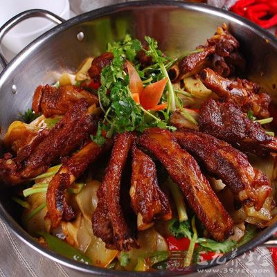 孜然干鍋排骨的制作方法