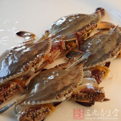 新鮮的梭子蟹500g