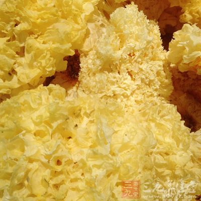 而銀耳銀耳富含維生素D，能防止鈣的流失