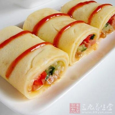 火腿雞蛋饅頭套餐的制作方法