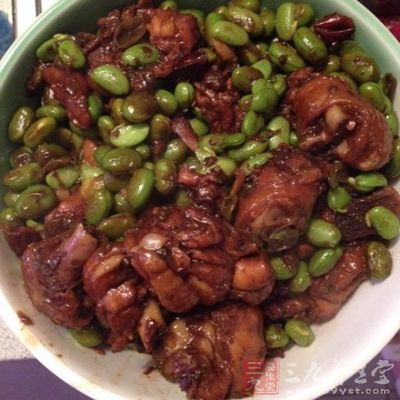毛豆燒雞制作步驟