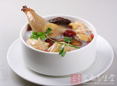 夜餐：雞湯