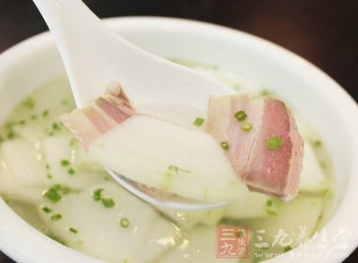 鹹肉冬瓜湯的制作方法
