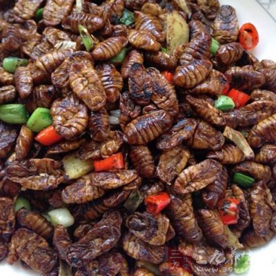 孜然蠶蛹的做法