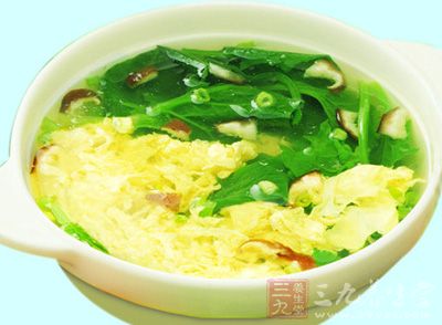 菠菜蛋湯的制作方法