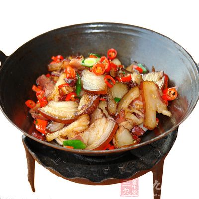 干鍋臘肉的制作方法