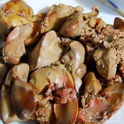 鹽水雞肝的制作方法
