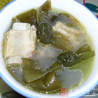 自制海帶排骨湯的制作方法