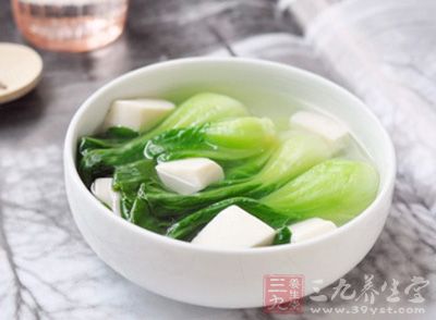 青菜豆腐是一道色香味俱全的漢族名肴 青菜豆腐是一道色香味俱全的漢族名肴