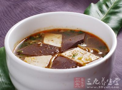 豬血豆腐的制作方法