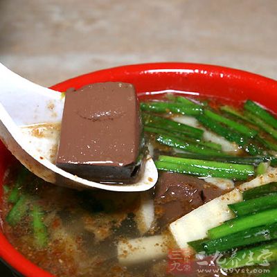 家鄉豬血豆腐的制作方法