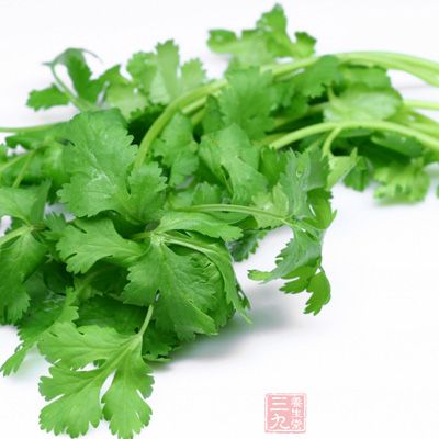 香菜有損人精神、對眼不利的缺點，故不可多食、久食
