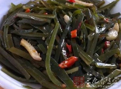 辣炒海帶絲的制作方法