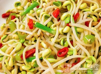 炝炒黃豆芽的制作方法