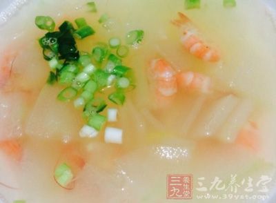 蝦仁冬瓜湯是我們餐桌上非常常見的食物