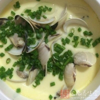 蛤蜊蒸蛋的做法二 蛤蜊蒸蛋的做法二