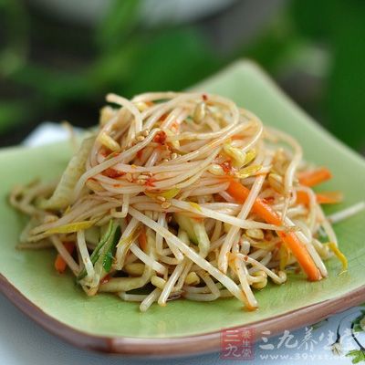 涼拌綠豆芽的制作方法