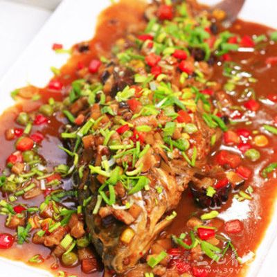 干燒草魚的制作方法