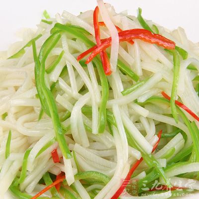 青椒土豆絲的制作方法