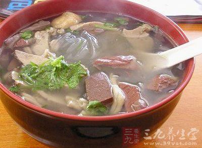 鴨血粉絲湯的做法