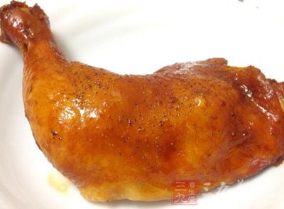 微波爐烤雞腿的制作方法