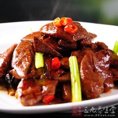 醬爆豬肝的制作方法