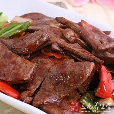 蔥炒豬肝的制作方法