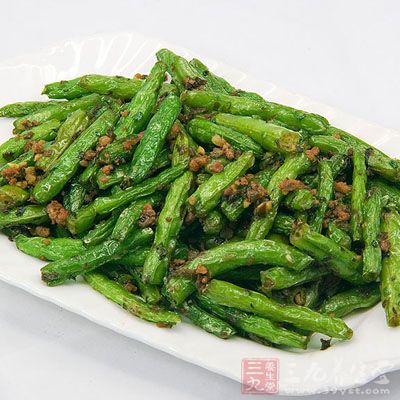 肉末豇豆，香甜可口，美味兒多汁