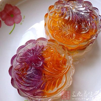 紫心水晶月餅 紫心水晶月餅