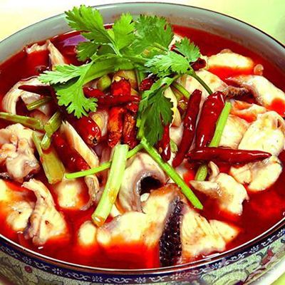 烏江魚用干油碟蘸食