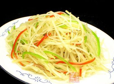 涼拌土豆絲的制作方法