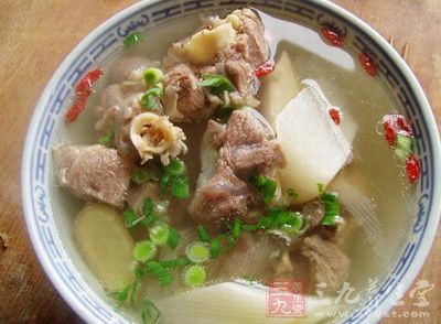 山藥羊肉湯的制作方法