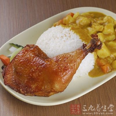 椰香咖喱雞腿飯的制作方法 椰香咖喱雞腿飯的制作方法