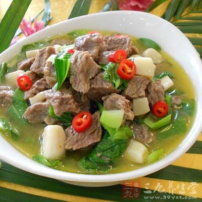 山藥炖牛肉