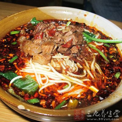 內江牛肉面是四川眾多面食之一