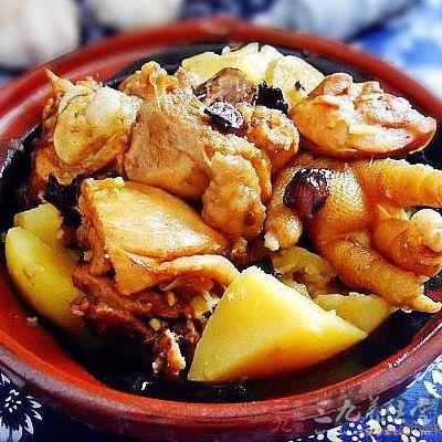 家常雞肉炖土豆的制作方法