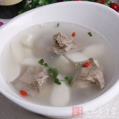 羊排山藥湯的制作方法