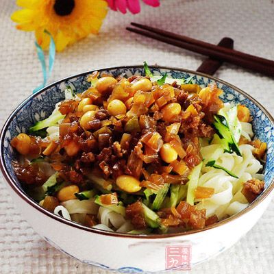 搾菜肉末涼面的做法